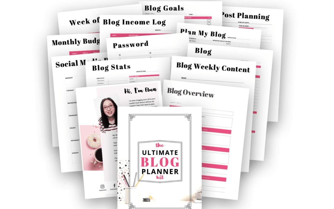 12 Free Printable Planners to Help Grow Your Blog - Twins Mommy