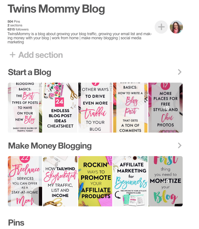 What Are Pinterest Sections And How Do You Add Them to Your Boards? - Twins  Mommy