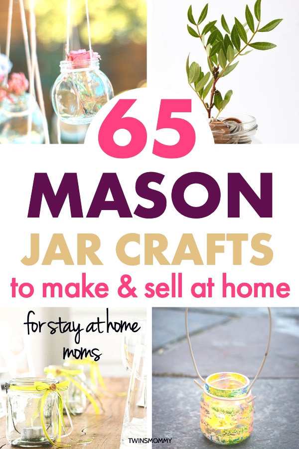 65 Mason Jar Crafts to Sell at Home - Twins Mommy