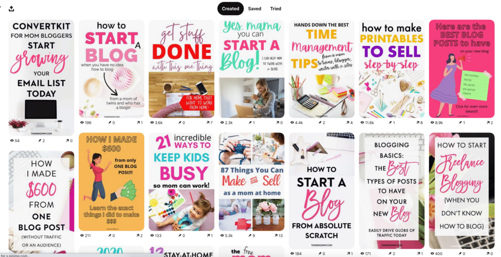 52 Stylized Canva Pin Graphic Templates for Bloggers - Twins Mommy