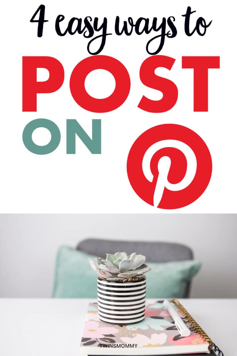 verzameling Partina City Toepassen How to Post on Pinterest as a Complete Beginner in 2023 (4 Easy Ways) -  Twins Mommy