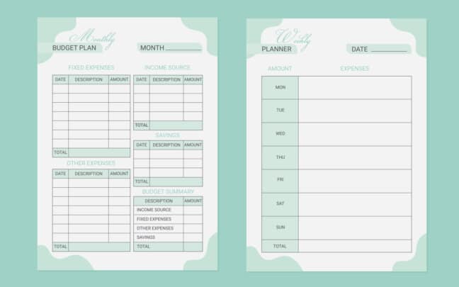 21 Pretty Budget Printable Ideas to Help You Manage Your Money - Twins ...