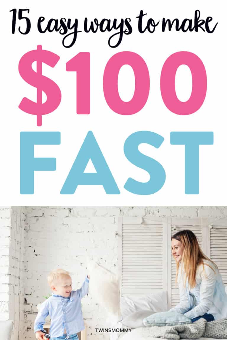 How to Make $100 Fast Doing These 15 Things - Twins Mommy