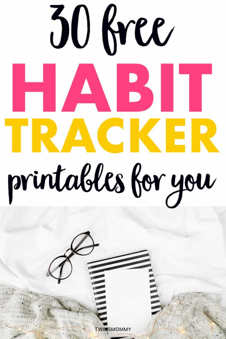 30 Free & Pretty Habit Tracker Printables (Weekly, Circle, 100 Day and ...