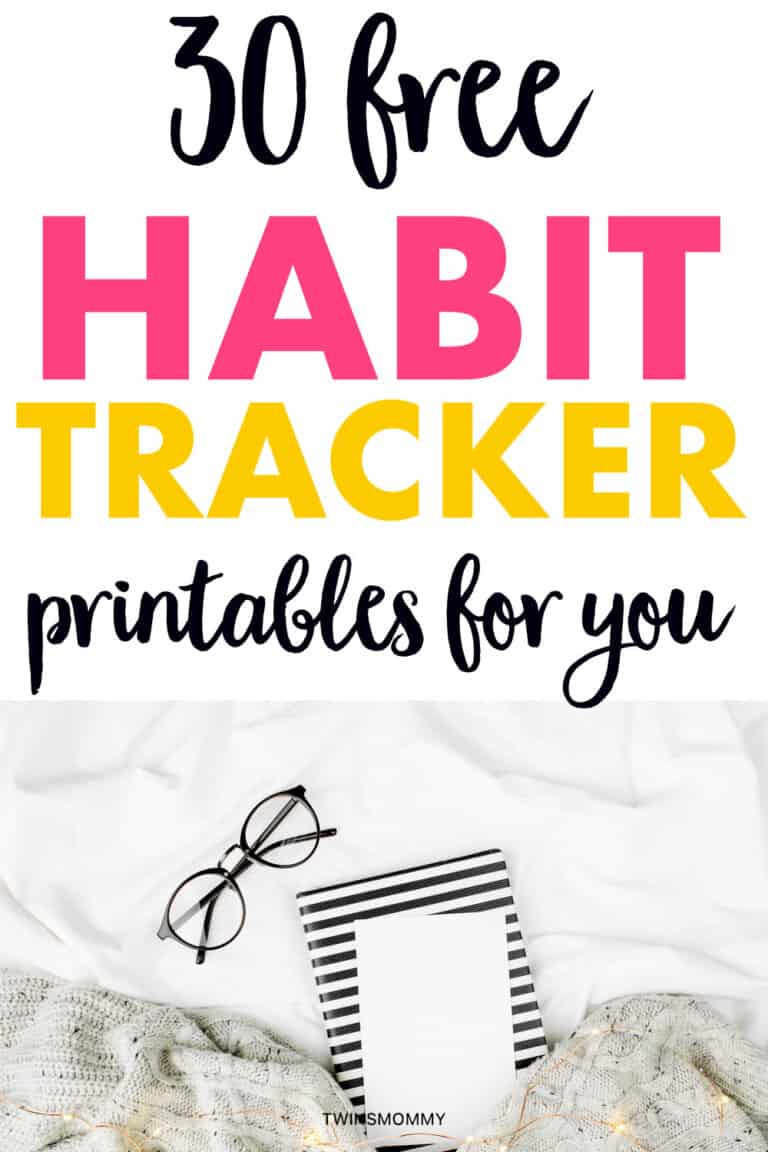 Free Printable Circle Habit Tracker Template - My Cup Runs Over