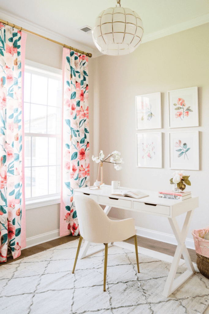 25 Chic Spring Office Decor for Your Home Office - Twins Mommy