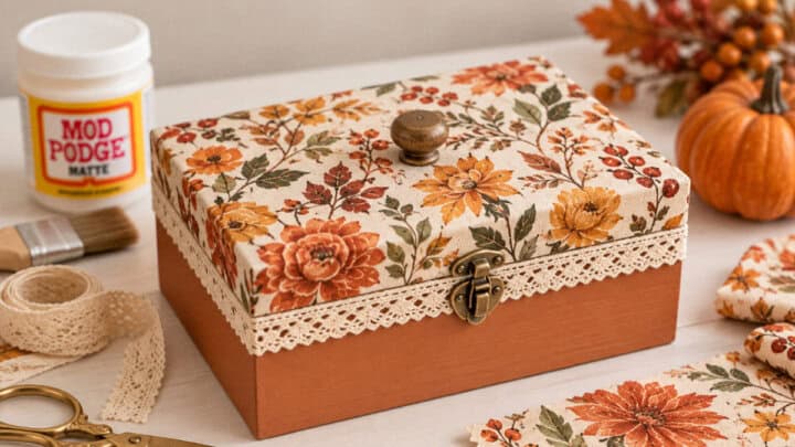 21 Fall Decoupage Ideas You Can Do With Fabric